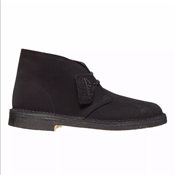 Clarks | Shoes | Clarks Originals Desert Boots Black Suede